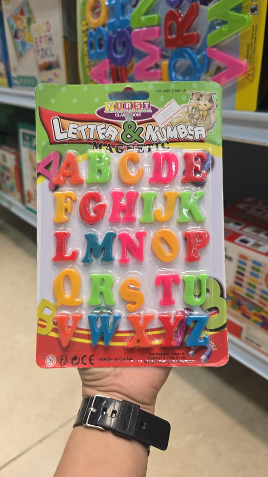 NUMEROS LETRAS MAGNETICAS P1093