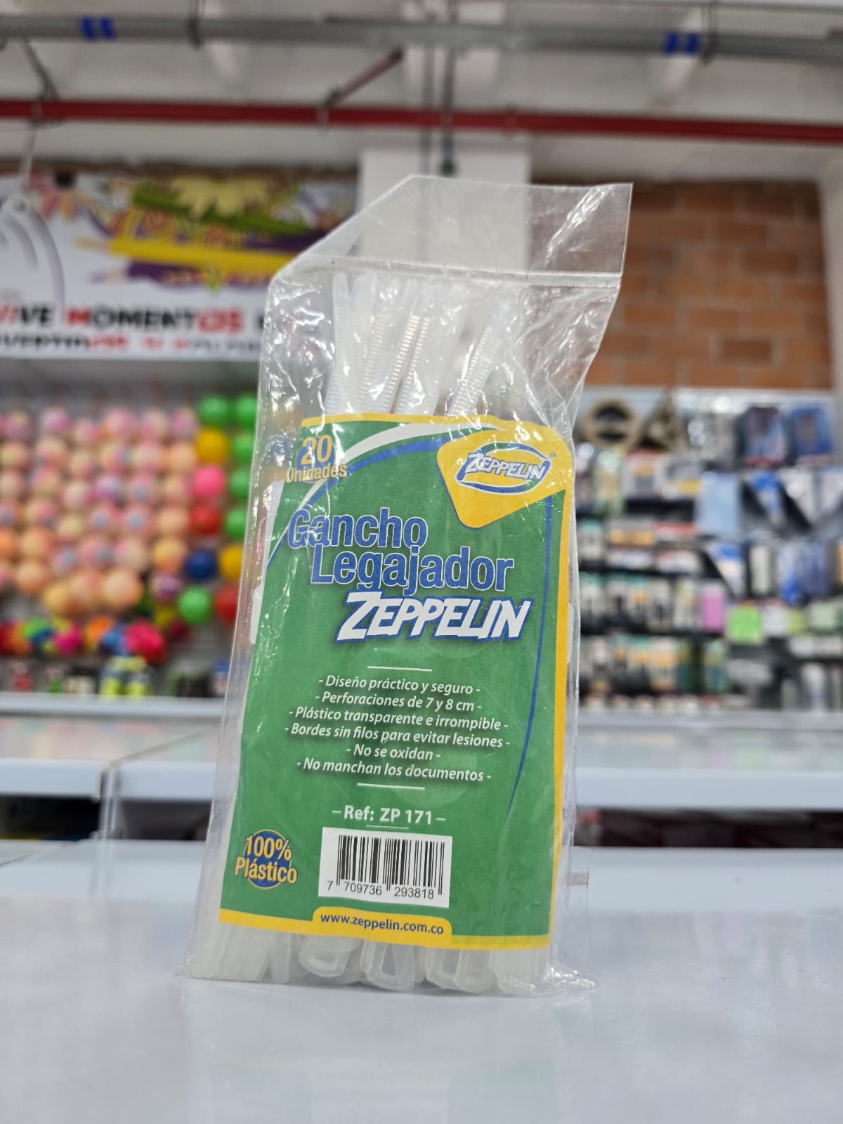 GANCHO LEGAJADOR PLASTICO X20 PAPPIER-ZEPPELIN