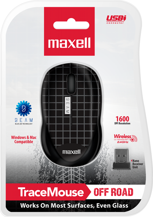 MOUSE INALAMBRICO TRACE MOW MAXELL