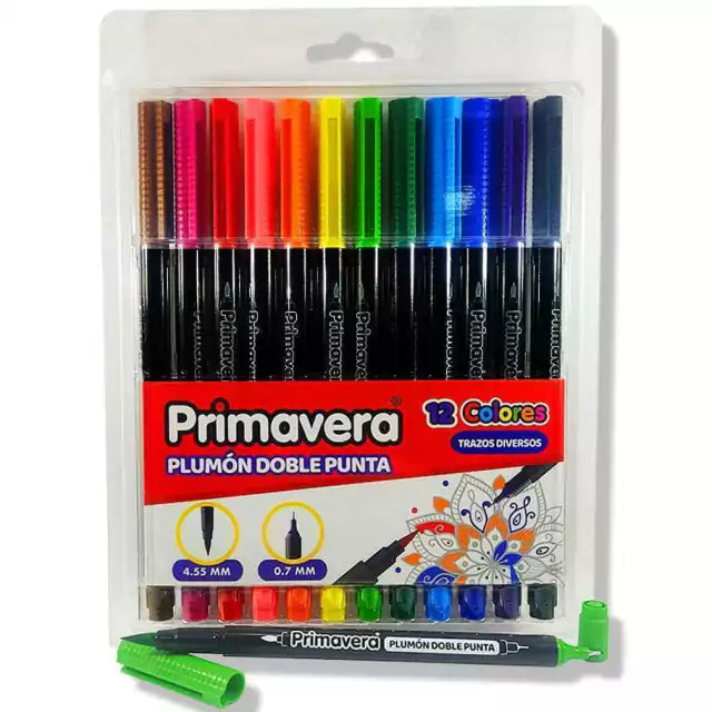 PLUMON DOBLE PUNTA X12 PRIMAVERA