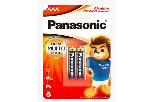 PILA AAA X 2 ALCALINA PANASONIC