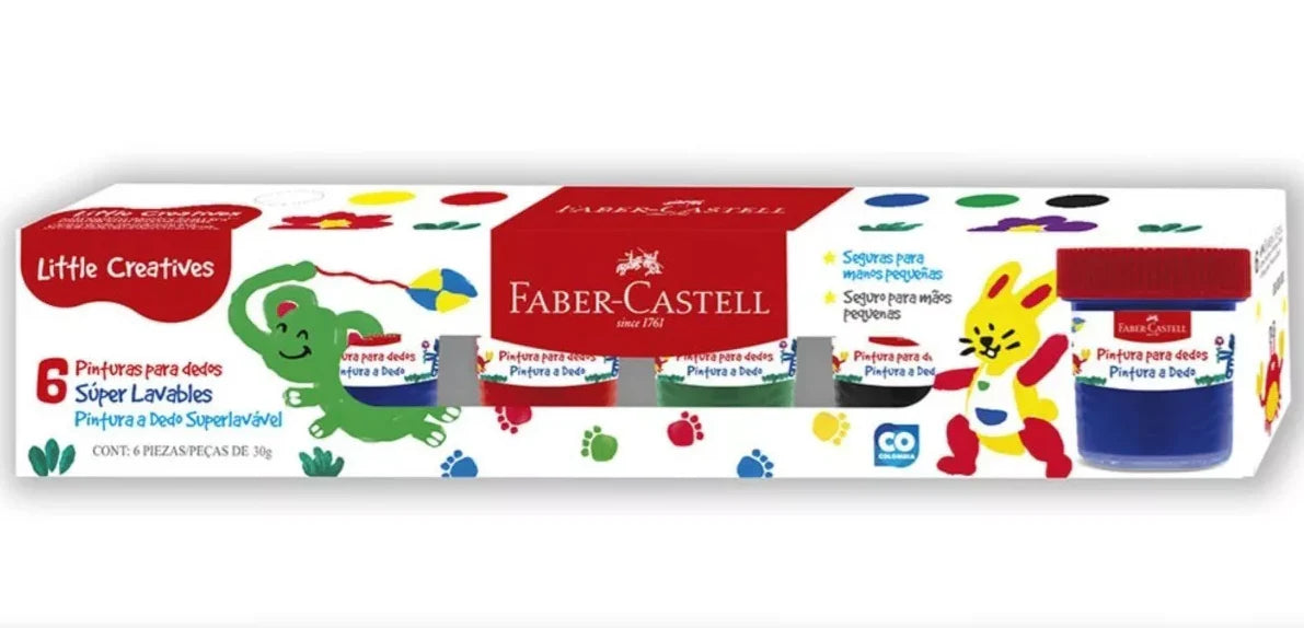 PINTUDEDO FABER-CASTELL 30ML X 6