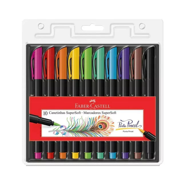 PLUMONES SUPERSOFT X 10 FABER 0997