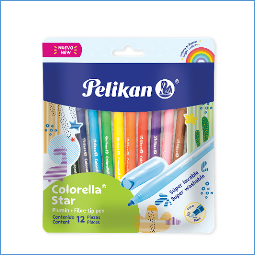 PLUMON PELIKAN X12 ESTUCHE PLASTICO