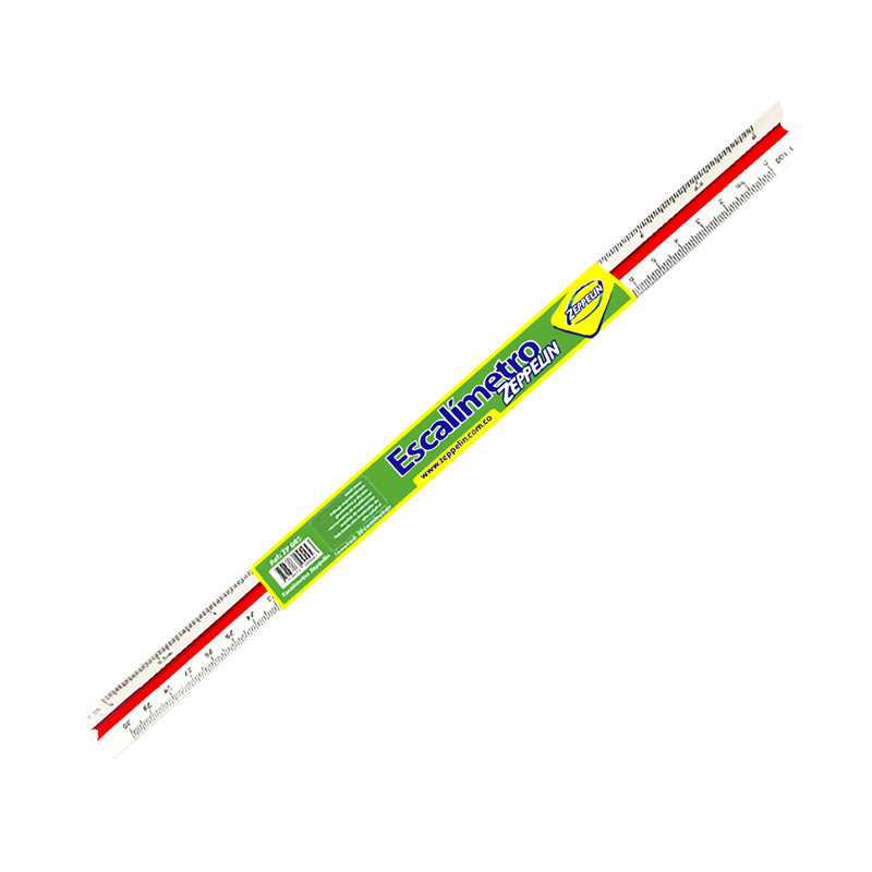 REGLA ESCALIMETRO 30CM ZEPPELIN ZP085