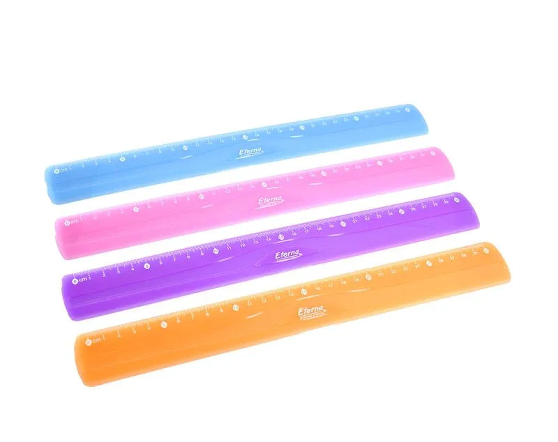 REGLA FLEXIBLE 20CM PASTEL ETERNA ET827