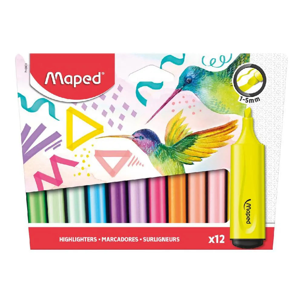 RESALTADOR COLORES X12 MAPED 0901