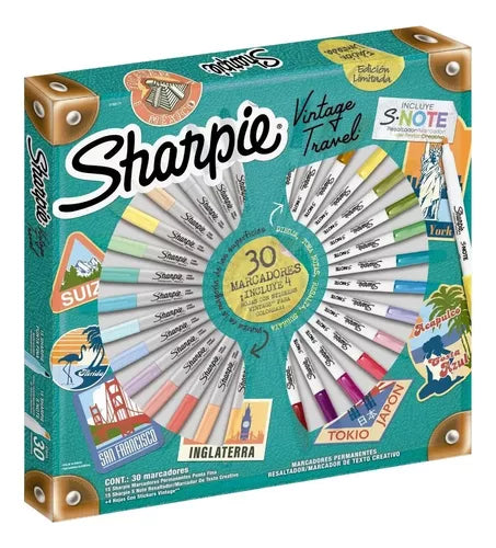 MARCADORES SHARPIE RULETA X 30 UND