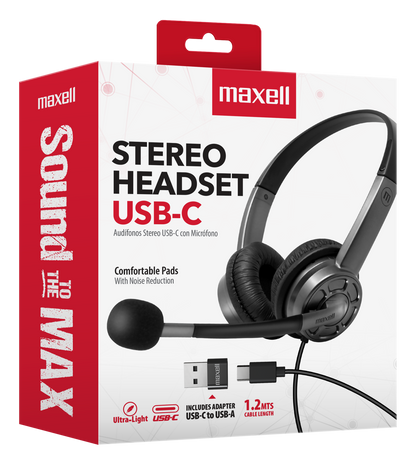 DIADEMA MAXELL CON MIC BOOM