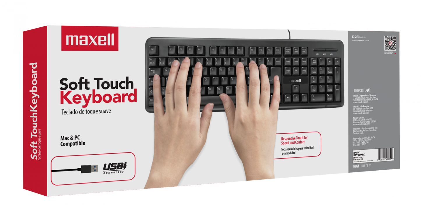TECLADO BASICO MAXELL KB90