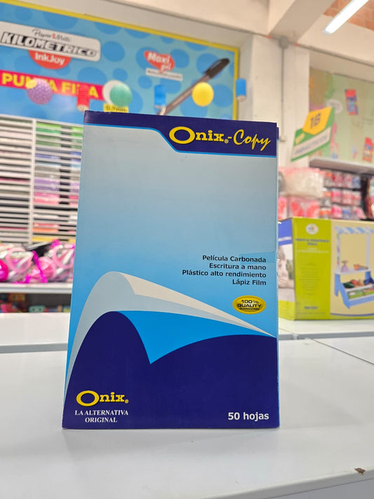 PAPEL CARBON OFICIO ONIX PREMIUM X 50UND