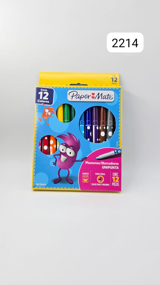 MARCADOR PLUMON PAPER MATE X12 UNIPUNTA