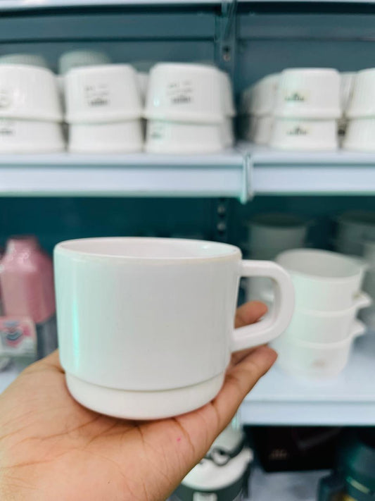 POCILLO DE CAFE BLANCO