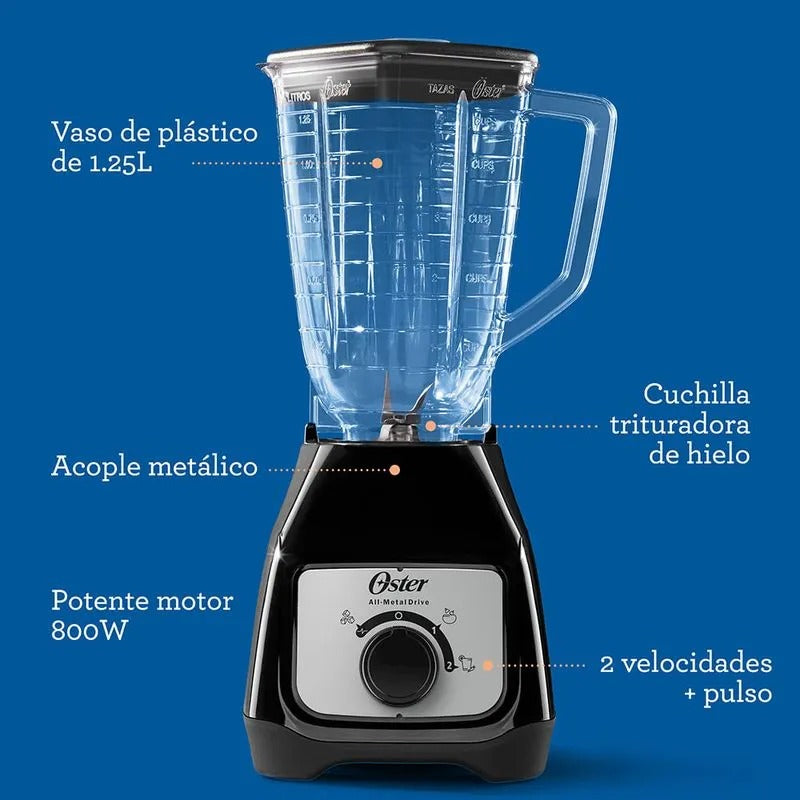 LICUADORA OSTER 2 VEL NEGRA