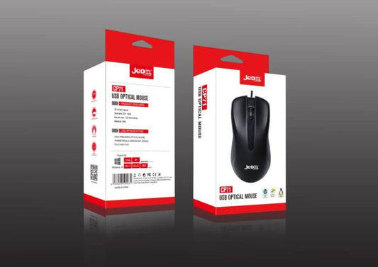 MOUSE JEDEL CP71 USB BLACK