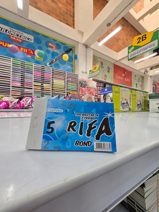 TALONARIO DE RIFA PQ BOND