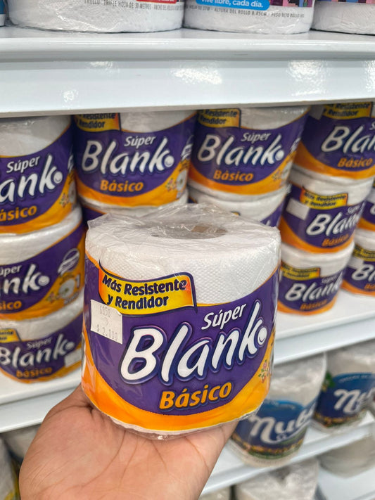 PAPEL HIGIENICO SUPER BLANKO