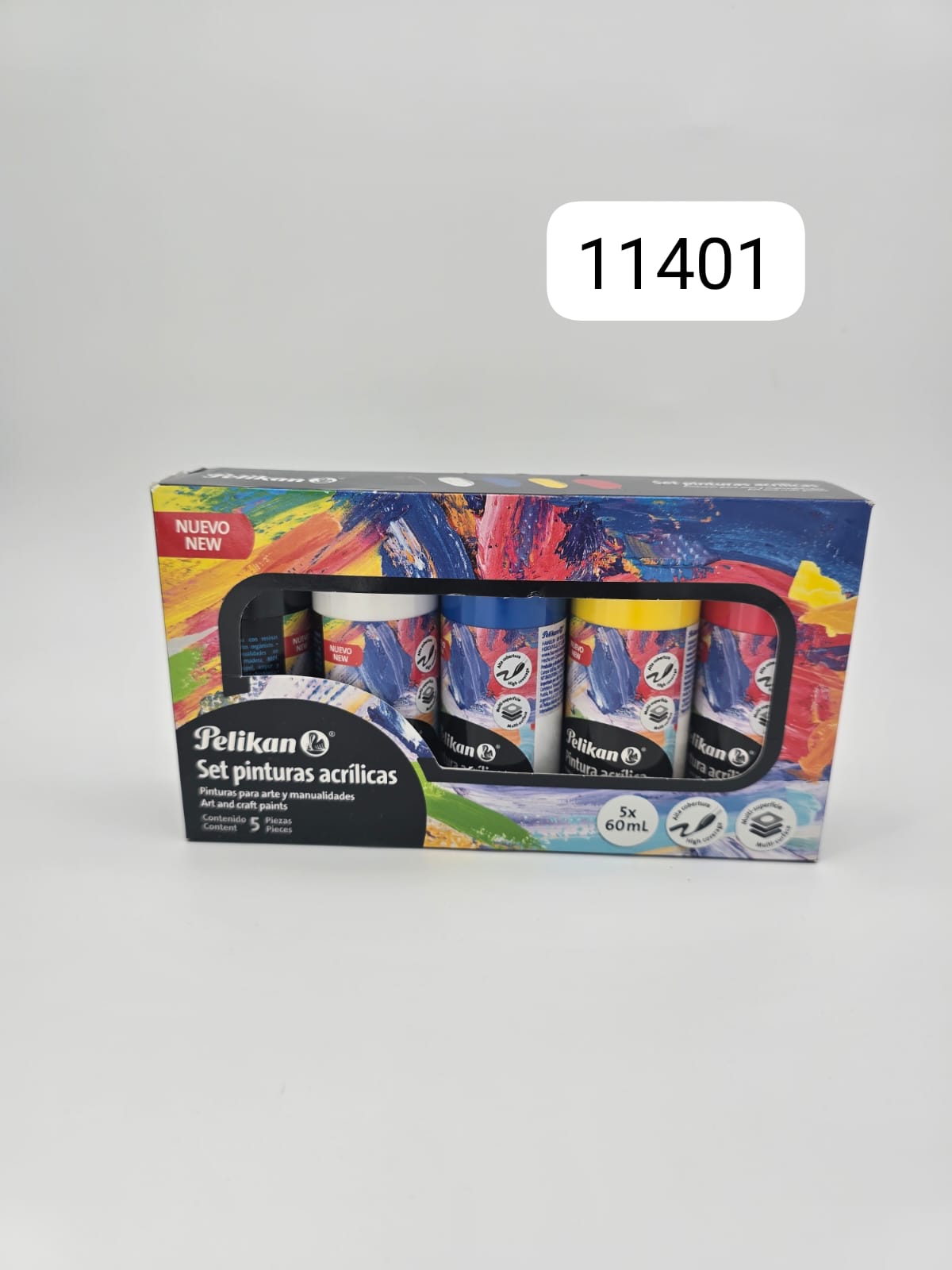 SET PINTURA ACRILICA X5 PELIKAN