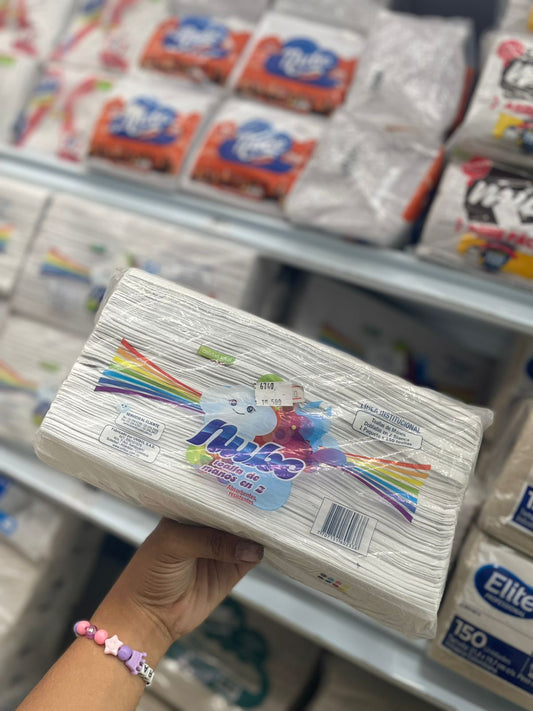 TOALLA PARA MANOS X150 BLANCA