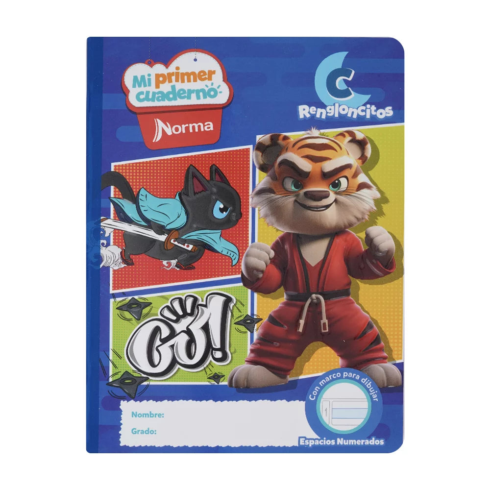 MI PRIMER CUADERNO ¨C¨ COS 100H GAMA ALTA NORMA NIÑO