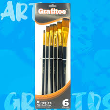 PINCEL FINO X 6 PAPEL OFFICE GRAFITO