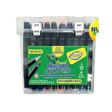 MARCADOR DOBLE PUNTA ZEPPELIN X60 ZP431