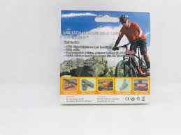 LINTERNA PARA BICICLETA RECARGABLE