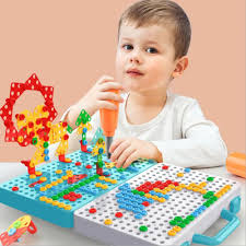 JUEGO FICHAS DIDACTICAS CON TALADRO