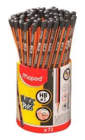 LAPIZ NEGRO BLACK PEPS MAPED