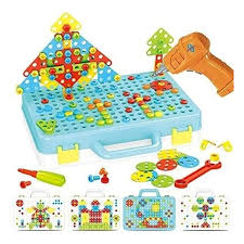 JUEGO FICHAS DIDACTICAS CON TALADRO