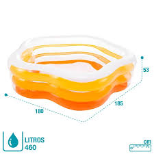 PISCINA JACUZZI HEXAGONAL 56495 185*53 CM