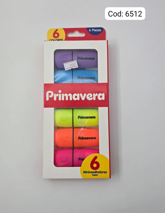 RESALTADOR MINI X6 PRIMAVERA