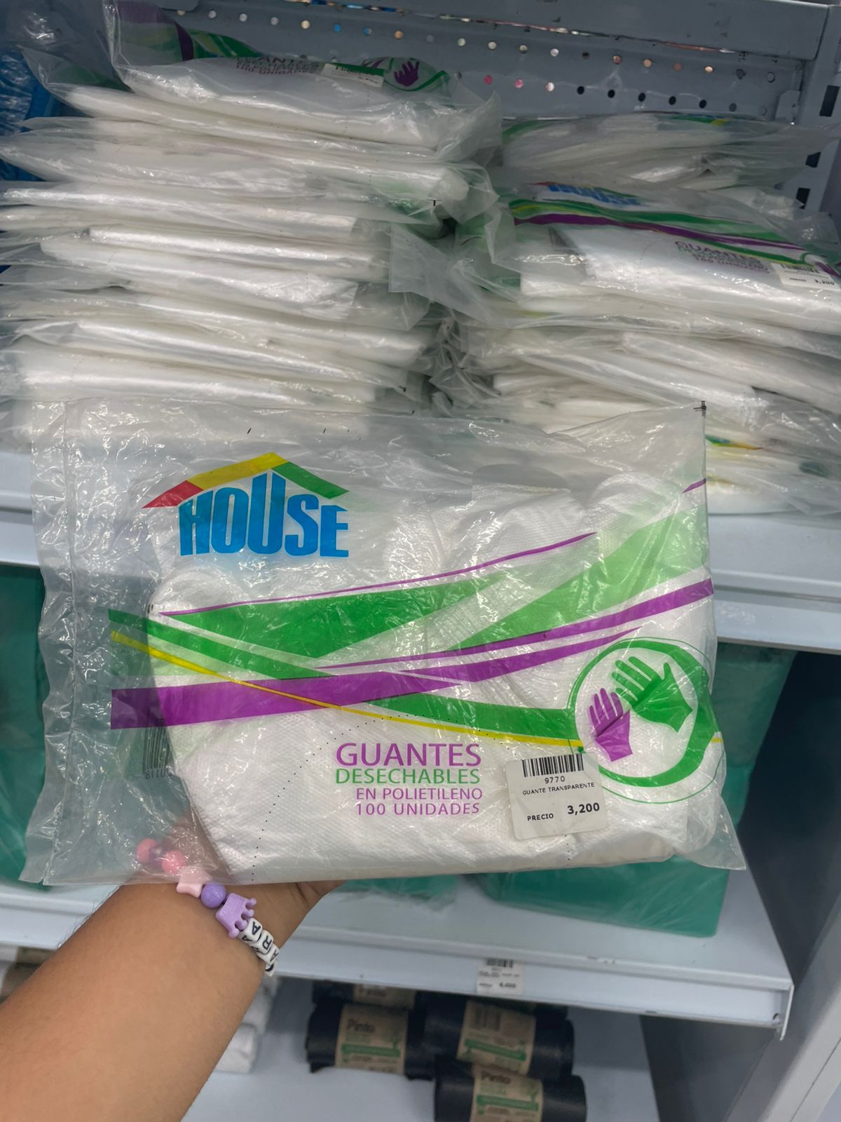 GUANTE TRANSPARENTE