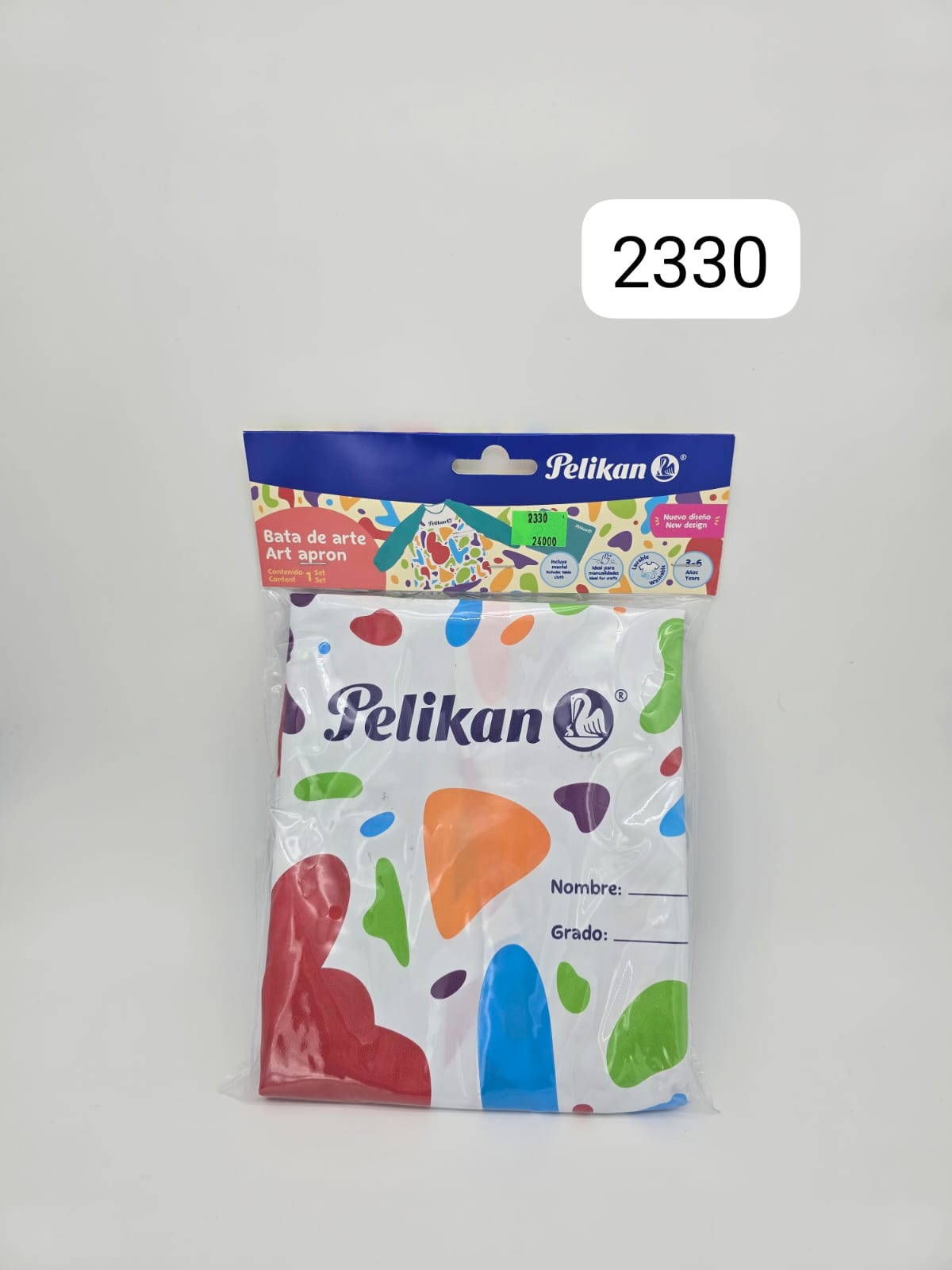 DELANTAL PLASTICO CON MANGAS PELIKAN