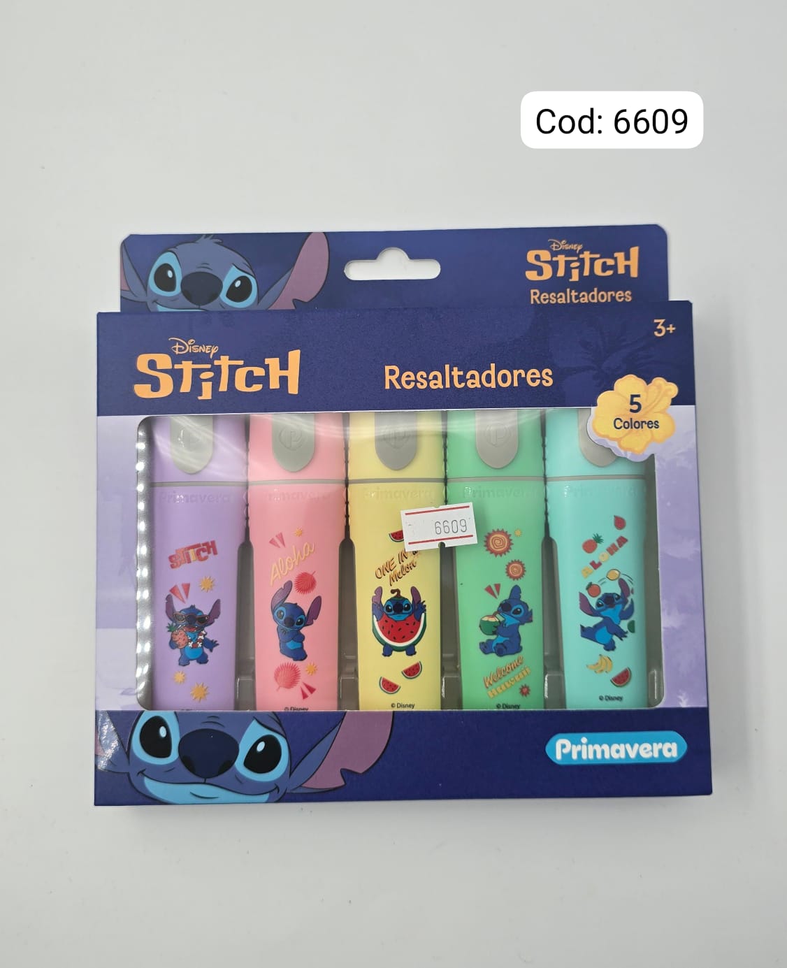 RESALTADOR PRIMAVERA X5 PERSONAJES