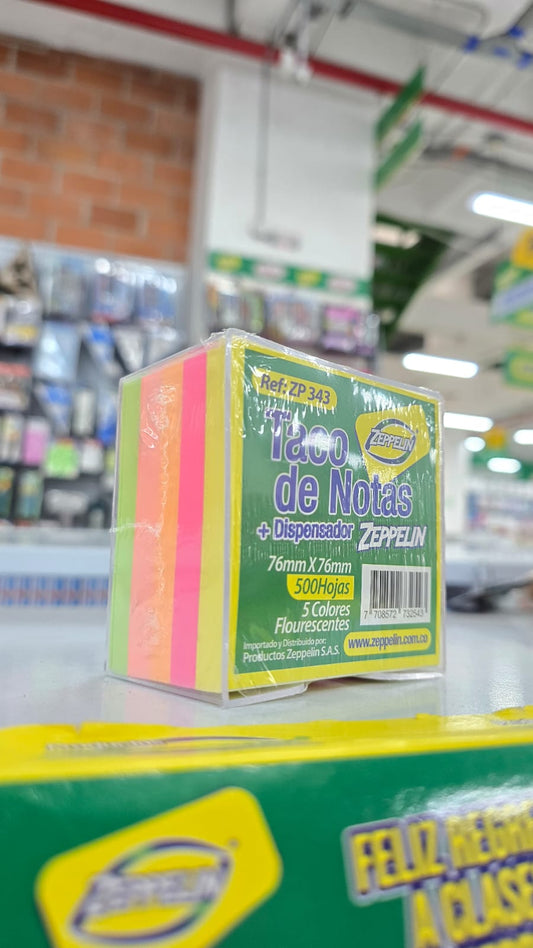 TACO MEMO  ZEPPELIN CON ESTUCHE