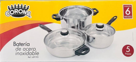 SET BATERIA CORONA 5PCS
