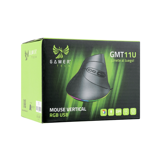 MOUSE ERGONOMICO GAMER GMT11U