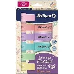 RESALTADORES PASTEL PELIKAN X 6