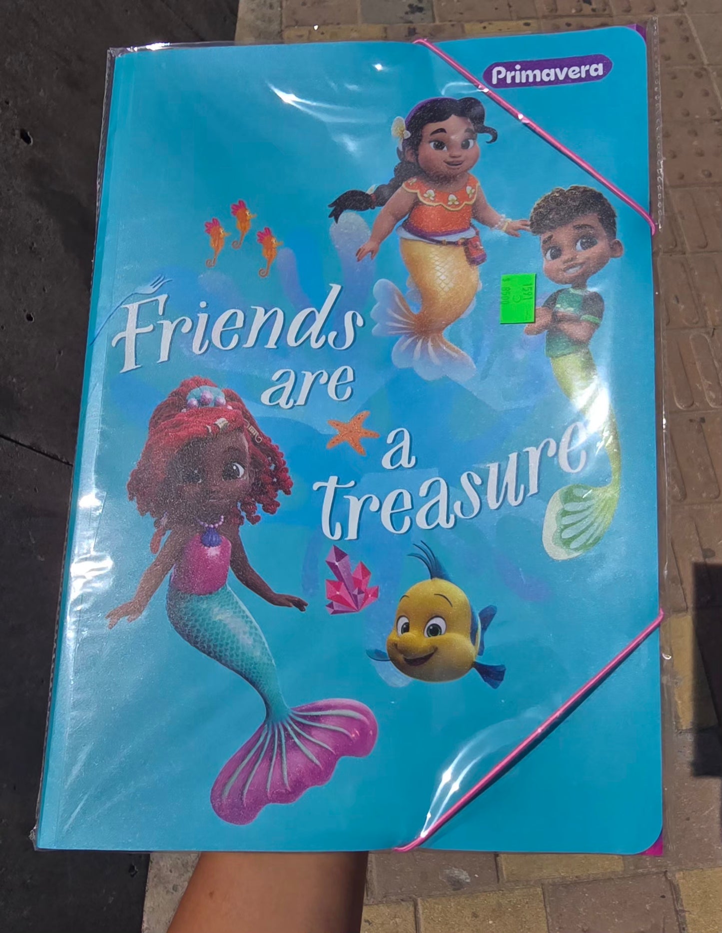 CARPETA PLASTICA LIGA EST.PRIMAVERA NIÑA