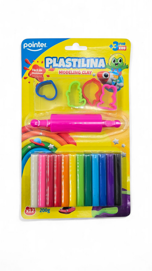 PLASTILINA POINTER PARA MOLDEAR X12