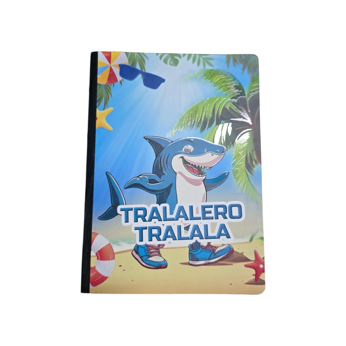 CUADERNO 100H TRALALERO TRALALA TIKTOK RAYADO/ CUADRICULADO