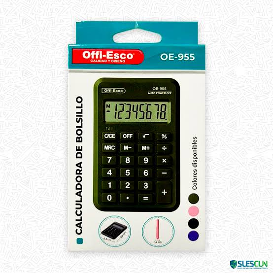 CALCULADORA OFFIESCO OE-955 8DIGI