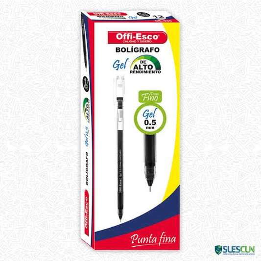LAPICERO GEL 0.5 OFFIESCO OE-036