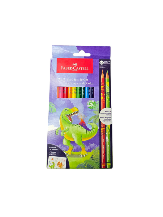 COLOR FABER TRIANGULAR DINOSAURIO