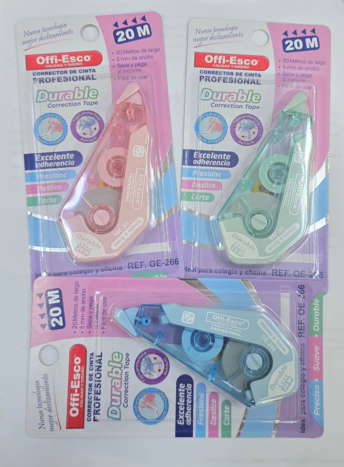 CORRECTOR EN CINTA OFFIESCO 20MM X5M OE-266