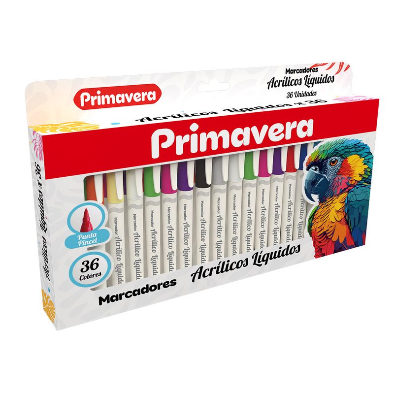 MARCADOR ACRILICO LIQUIDO X36 PRIMAVERA