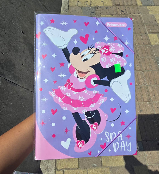 CARPETA PLASTICA LIGA EST.PRIMAVERA NIÑA