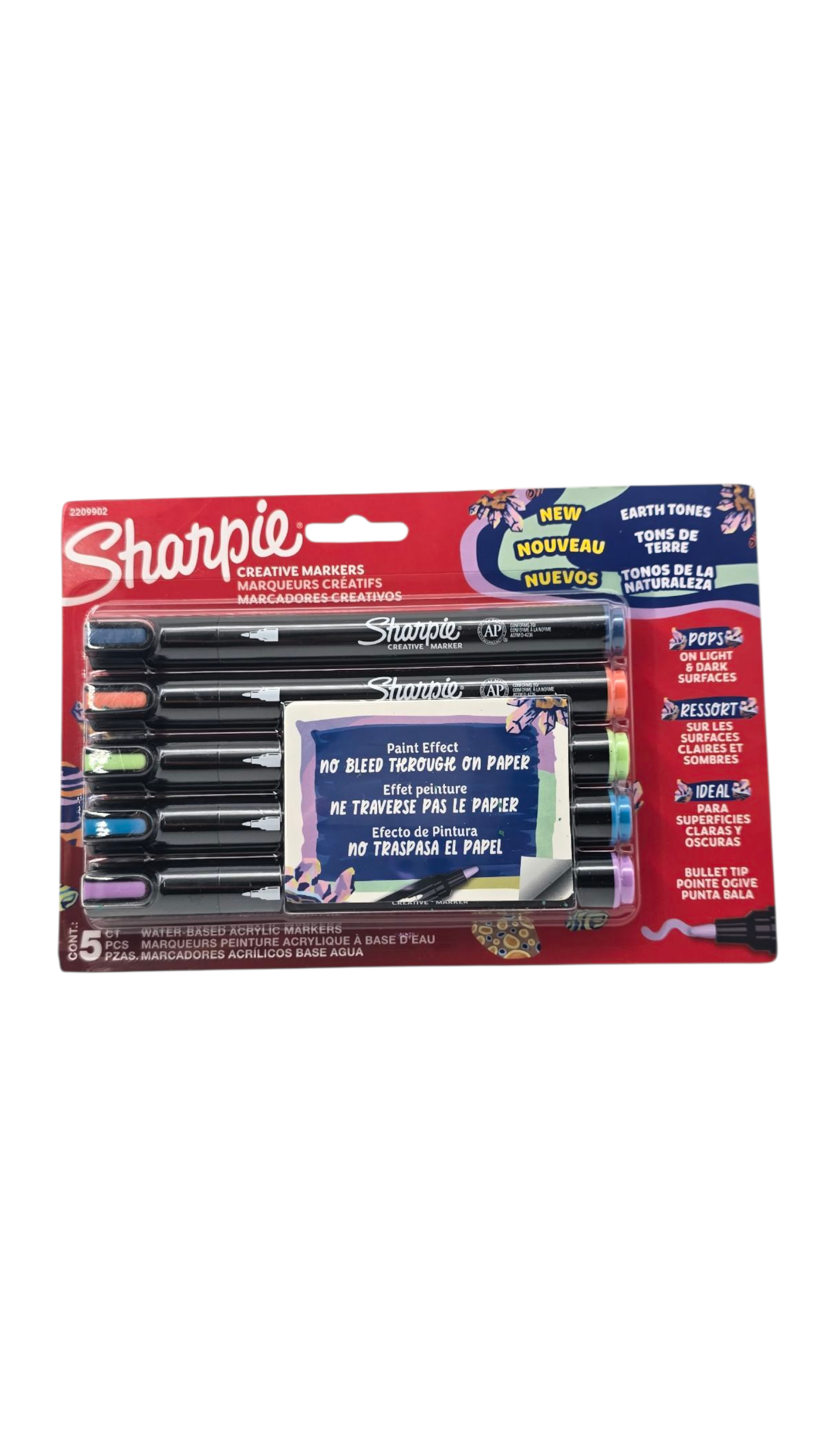 MARCADOR SHARPIE ACRILICO X5