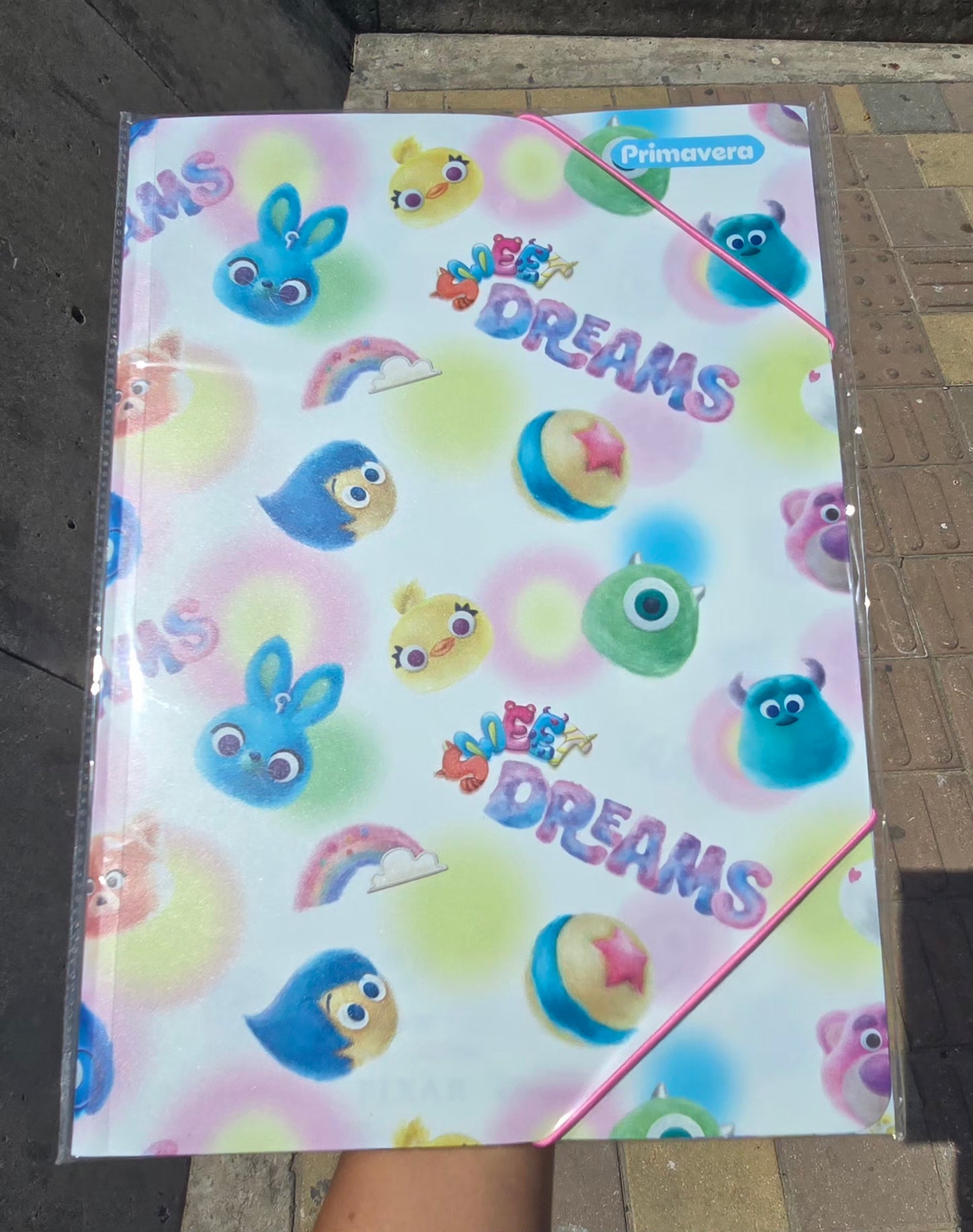 CARPETA PLASTICA LIGA EST.PRIMAVERA NIÑA